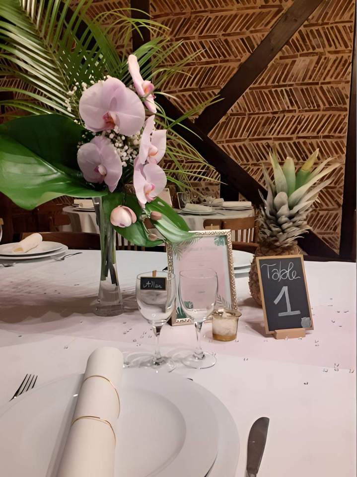 Décoration de table salle évènementielle Melun